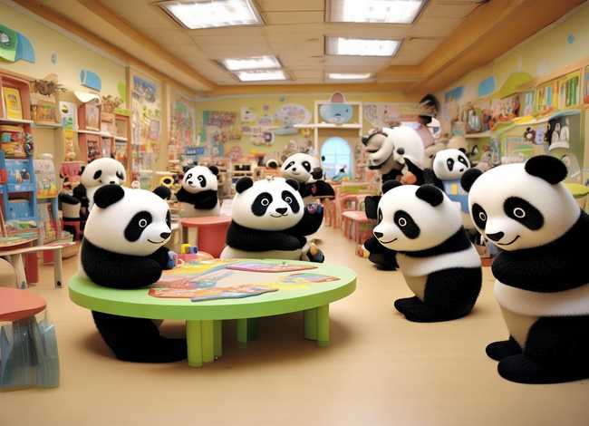 熊猫百货商店中班故事图片（熊猫的百货商店中班教案）