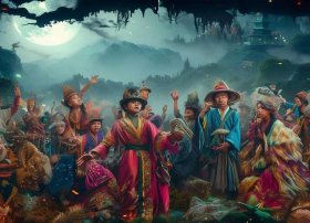 儿童中国神话故事视频表演、中国神话故事视频动