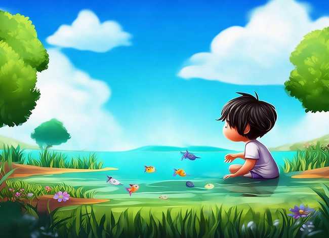 儿童绘本故事小鲁的池塘；小鲁的池塘绘本故事详细内容