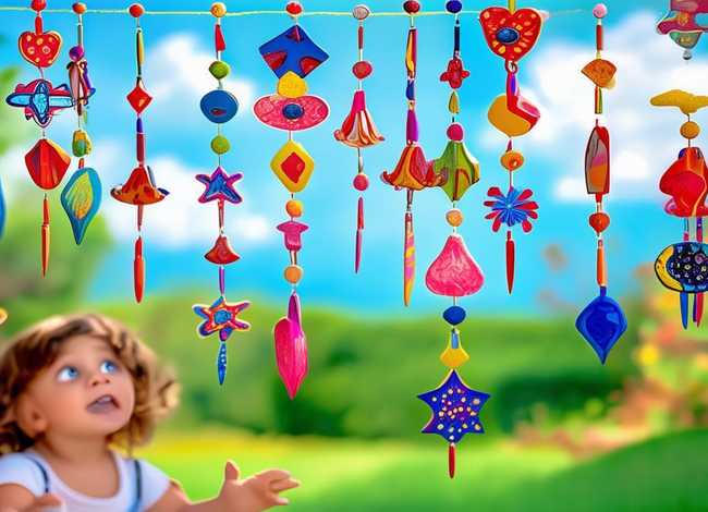 风铃儿童画图片 - 风铃儿童画图片大全