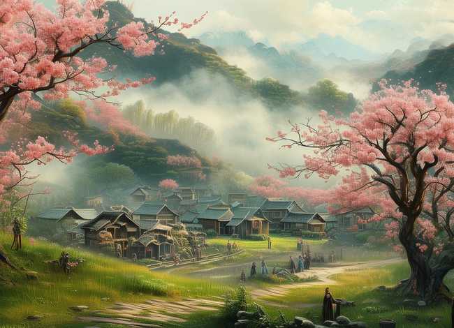 桃花源的故事；松居直桃花源的故事