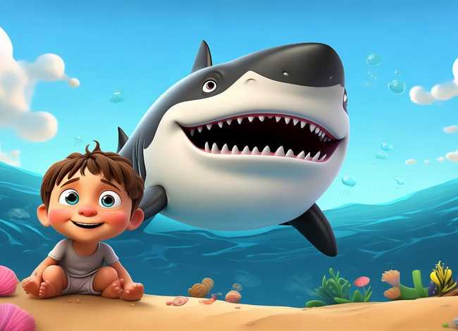 儿童故事大鲨鱼的故事、跟大鲨鱼有关的幼儿故事
