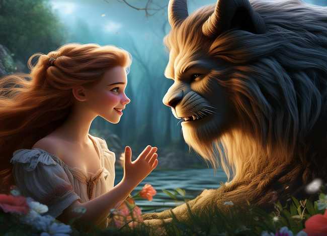 美女与野兽幼儿故事文字、美女与野兽少儿故事