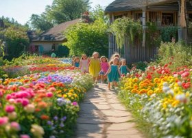 花园幼儿故事 - 幼儿园故事花路