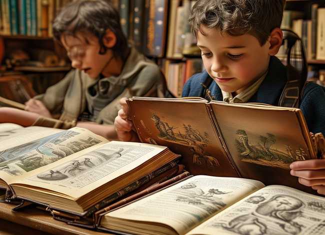 世界上第一本带有插画儿童故事书 世界上第一本带有插图的教科书