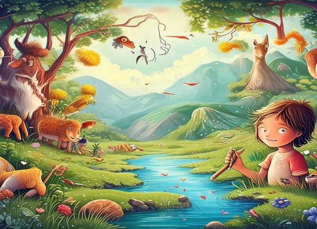 我的故事绘画作品 我的故事绘画作品四年级