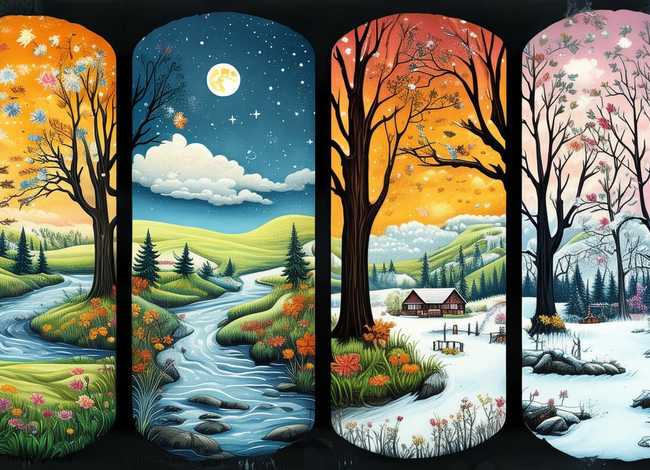 春夏秋冬故事绘本；春夏秋冬故事绘本主要内容