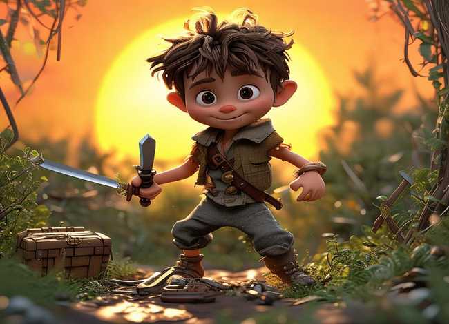 强盗小孩的图片 强盗小孩的图片卡通