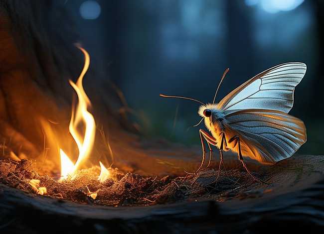 飞蛾扑火的故事300字；飞蛾扑火的故事300字左右