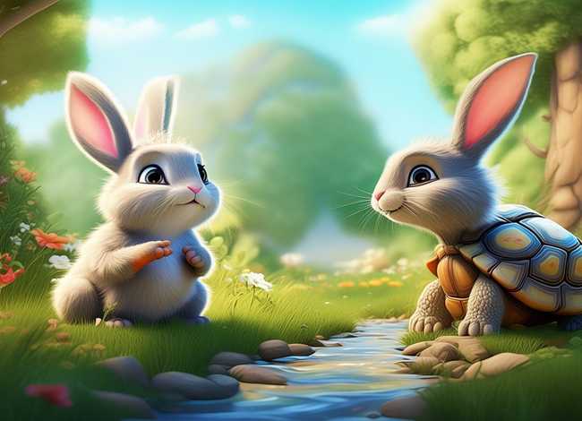 小兔子故事儿童卡通；小兔子少儿故事