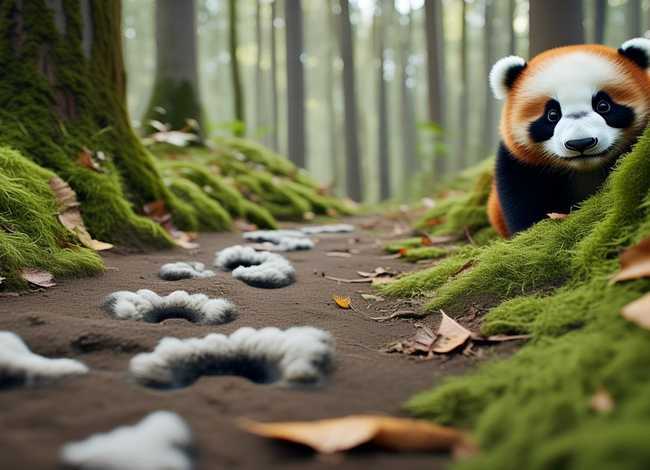 脚印 故事；脚印 故事熊猫灰豆和红豆