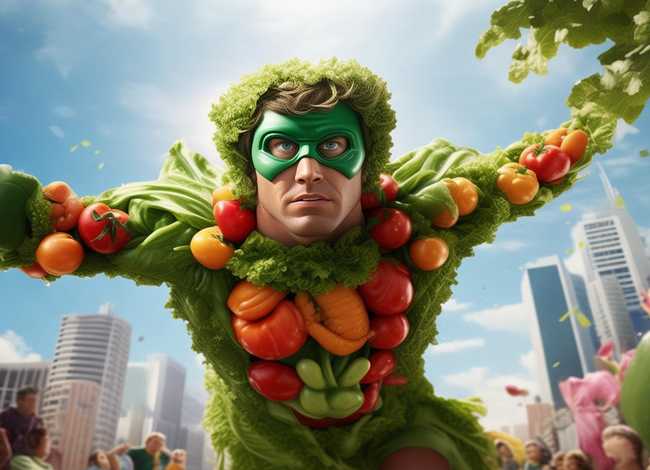 超人 故事、蔬菜超人故事