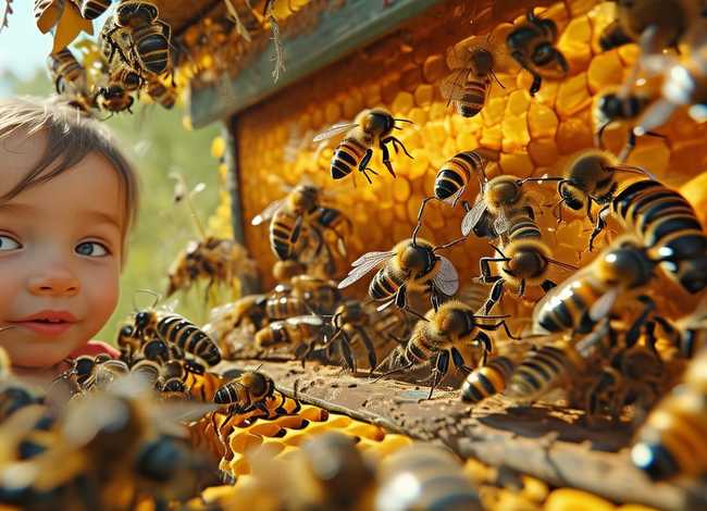 儿童蜜蜂王国的故事；蜜蜂王国的故事(一)