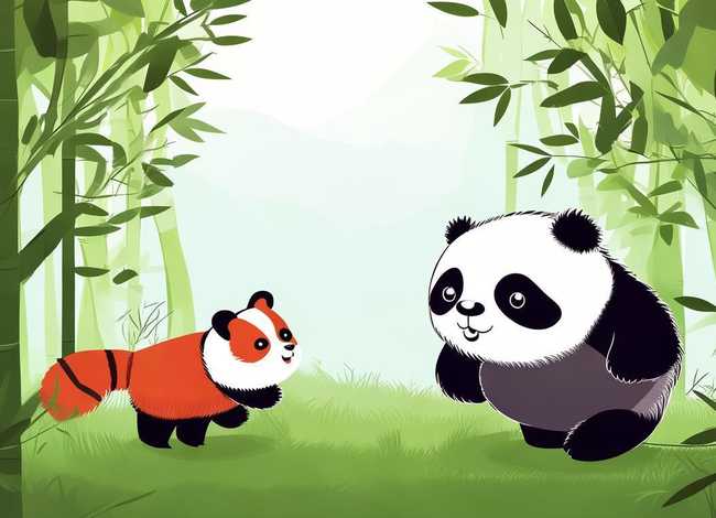 儿童故事熊猫视频、小熊猫故事视频