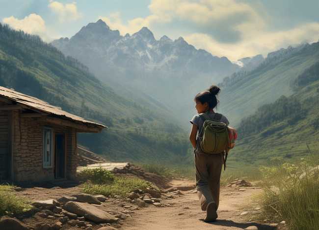 贫困山区孩子求学之路故事 贫困山区孩子求学之路故事视频