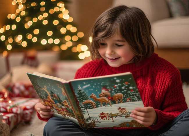 圣诞故事绘本英语初一，圣诞故事绘本英语初一续写