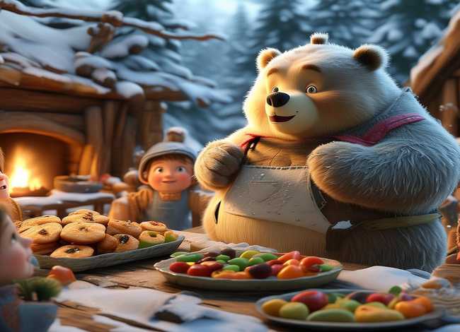 笨狗熊请客儿童故事 笨狗熊请客故事读后感