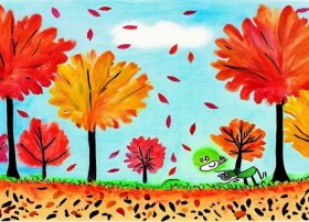 秋天的故事幼儿作品 - 秋天的故事幼儿作品简介