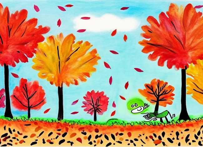 秋天的故事幼儿作品 - 秋天的故事幼儿作品简介