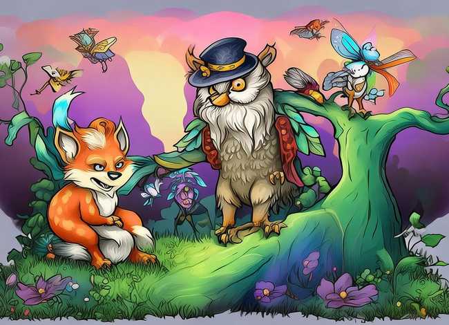 童话故事动物绘画（童话里的动物怎么画）