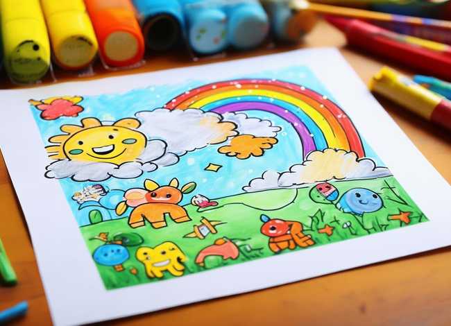 儿童画图片涂色；儿童画图片涂色 打印