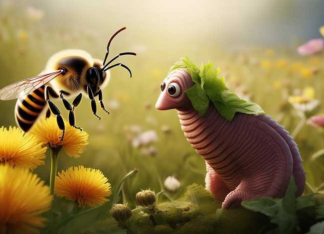 蚯蚓和蜜蜂的故事；蚯蚓和蜜蜂的故事主要内容