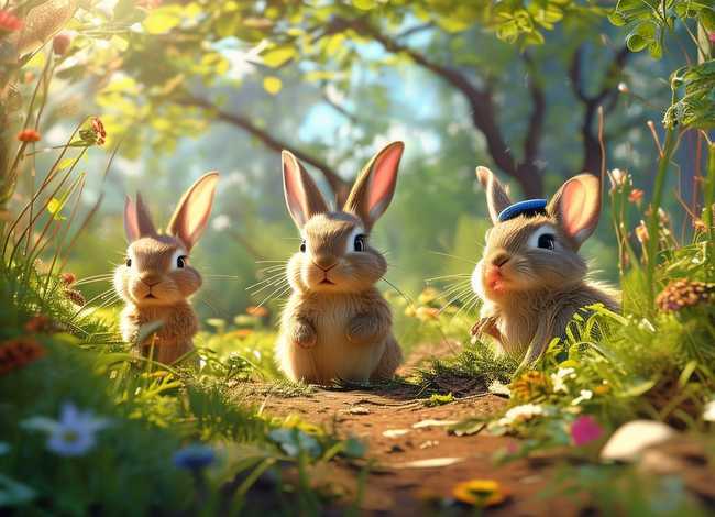 两只兔子的故事绘本、两只兔子的故事绘本图片