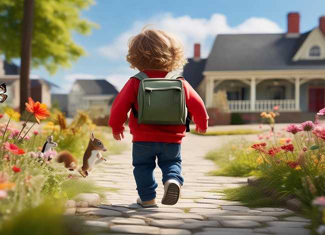 小朋友上学的故事文字版；小朋友上学的故事文字版视频