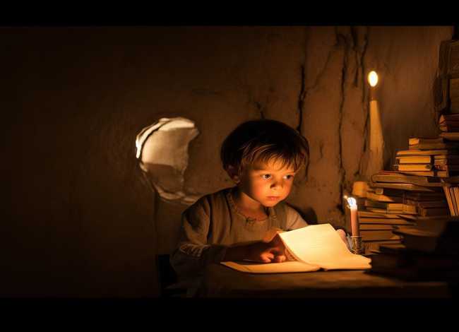 凿壁偷光的故事儿童故事 - 凿壁偷光的故事简洁版