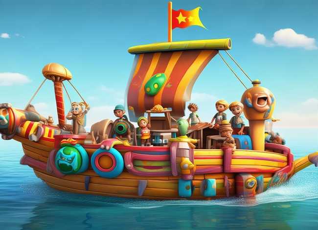 儿童版海盗船；儿童版海盗船图片