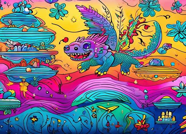 儿童想象画、儿童想象画简笔画