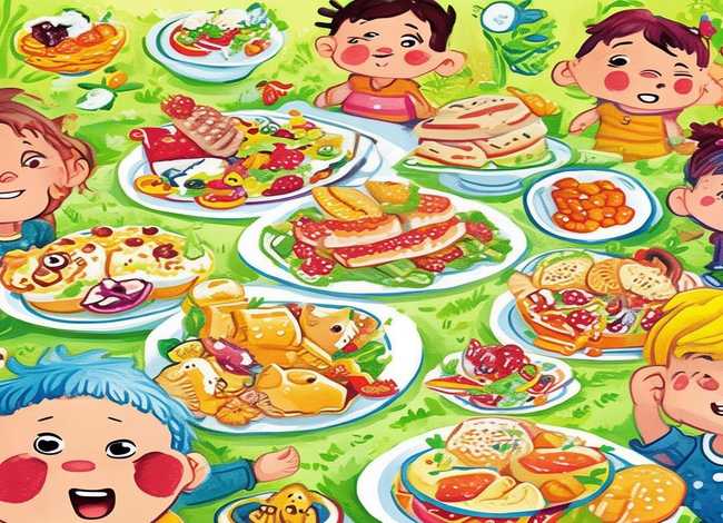 幼儿美食故事，幼儿美食绘本故事图画