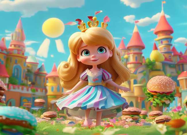 汉堡公主的儿童故事,汉堡公主的故事动画片 汉堡公主的儿童故事,汉堡公主的故事动画片