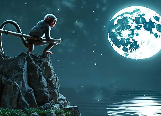 讲故事猴子捞月亮的故事 - 讲故事猴子捞月亮的故事是什么