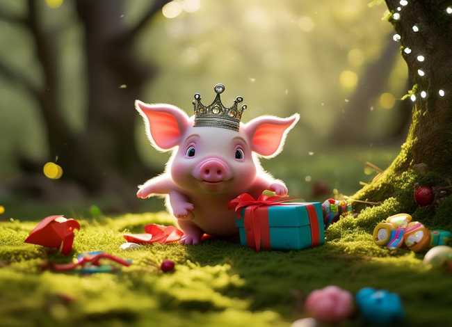 儿童童话故事小猪的礼物 - 幼儿故事小猪的礼物