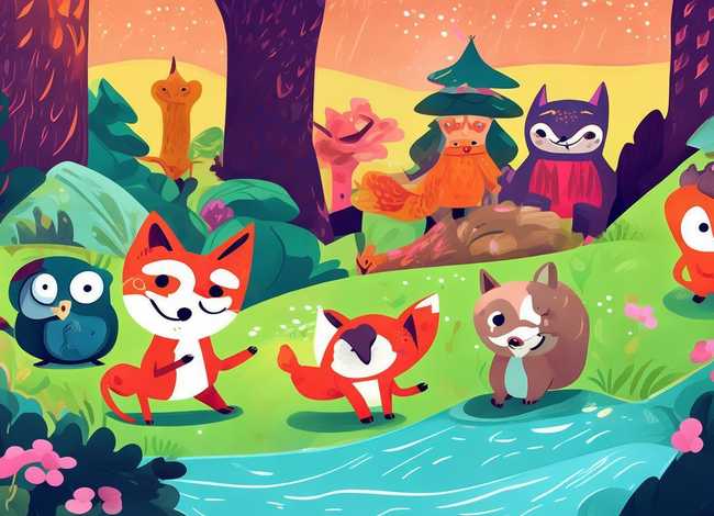 动物故事创编简笔画（动物创编简笔画 故事）