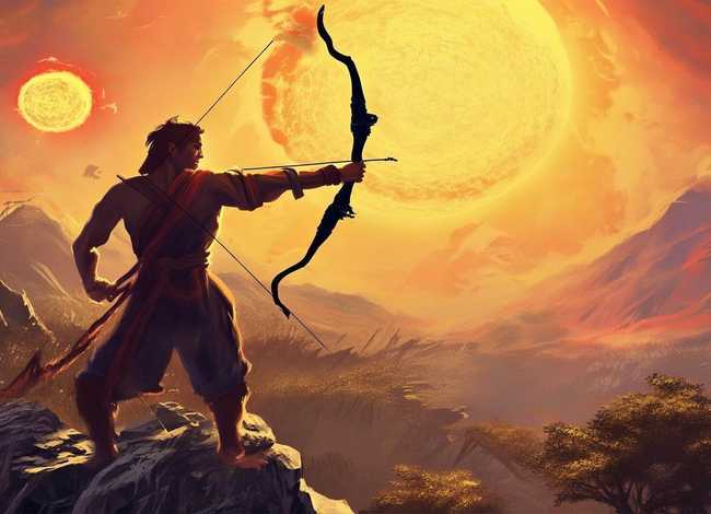 后羿射日绘本故事、后羿射日绘本故事视频