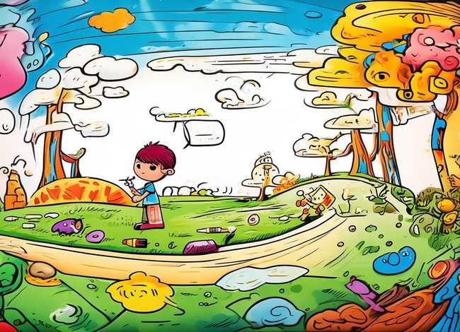 儿童手绘故事漫画；少儿漫画手绘小故事