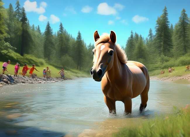 幼儿故事视频小马过河；幼儿故事表演视频 小马过河