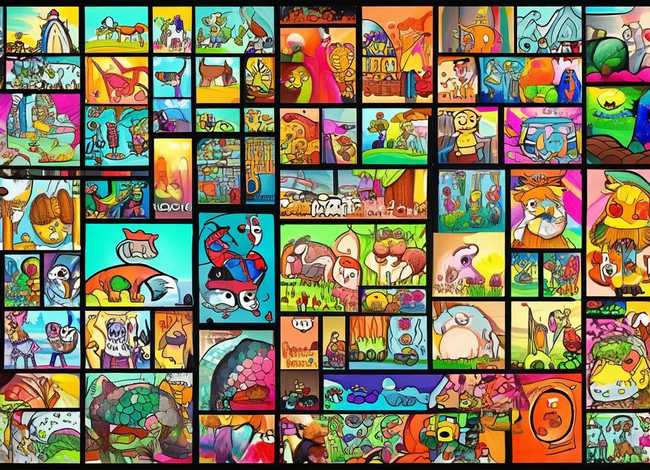 儿童绘画故事图片大全 - 儿童绘画图片大全大图 插图