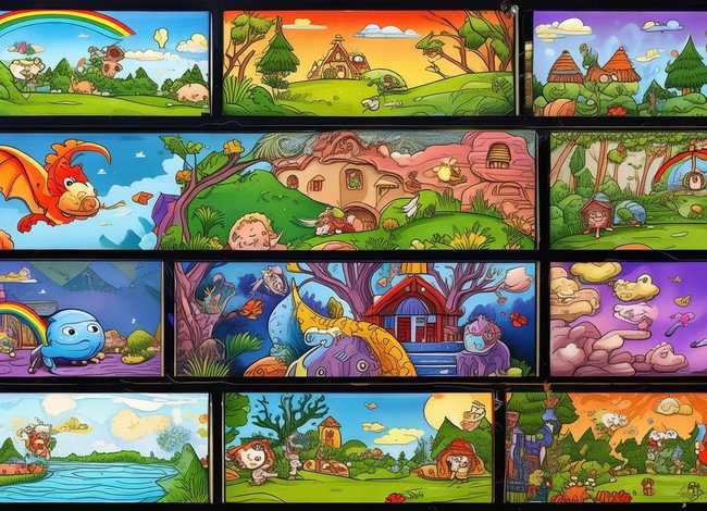 儿童自制绘本故事带图10张可打印打印版，自制绘本故事10张带图片大全可以看图