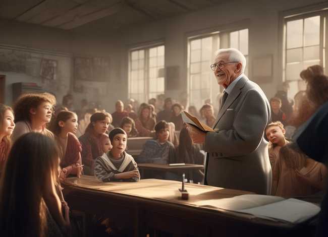 尊师重教的故事、一个尊师重教的故事