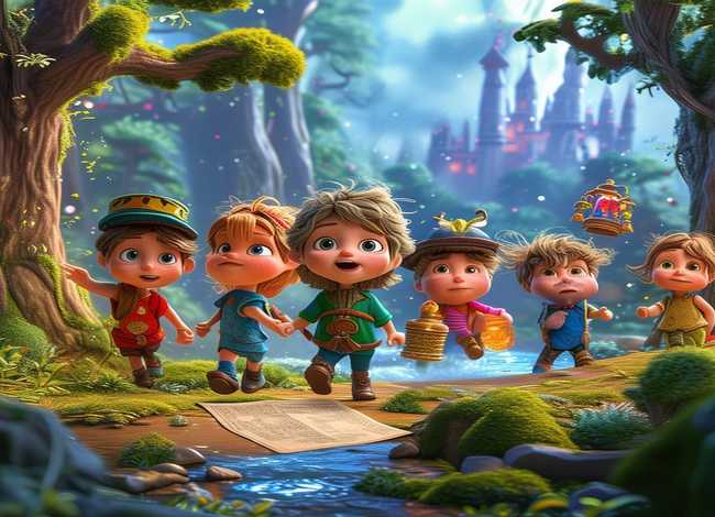 儿童冒险故事画册；冒险幼儿故事