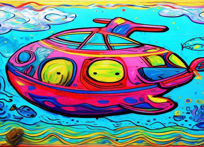 潜水艇简笔画儿童画；潜水艇简笔画儿童画怎么画