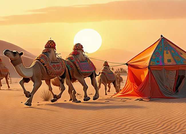 儿童故事精选骆驼抢帐篷、骆驼抢帐篷的故事