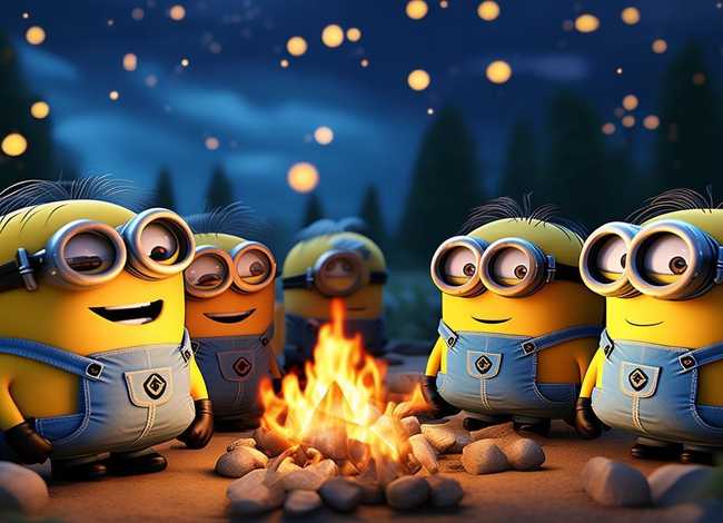 小黄人故事儿童版、小黄人的故事睡前故事