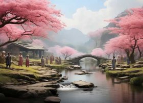 桃花源的故事好词好句 - 桃花源的故事好词好句有哪些