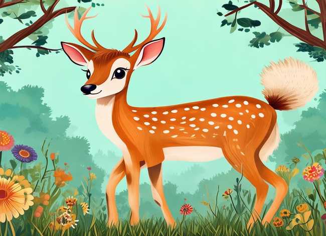 骄傲的梅花鹿儿童故事;骄傲的梅花鹿故事绘本 骄傲的梅花鹿儿童故事;骄傲的梅花鹿故事绘本