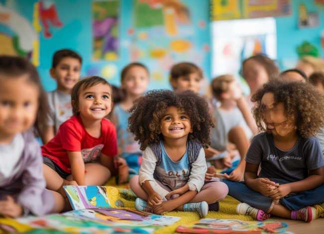 儿童在幼儿园上学的故事、幼儿园小朋友上学的故事
