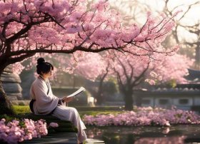 桃花古诗故事，描写桃花的故事古诗